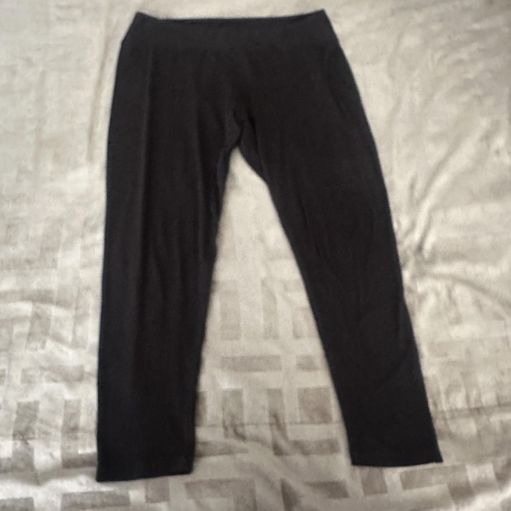 LuLaRoe Leggings Womens Tall & Curvy Black Ankle Soft Knit Stretch Plus Size‎